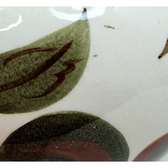 Vintage Stangl Pottery Orchard Song Teapot Hand Painted Fruit Mid Century - Picture 10 of 11